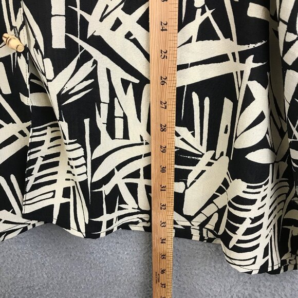 CAROLINE ROSE BLACK AND IVORY 3/4 SLEEVE'S SKIRT TOP JACKET SUIT SIZE 3X - Picture 5 of 8